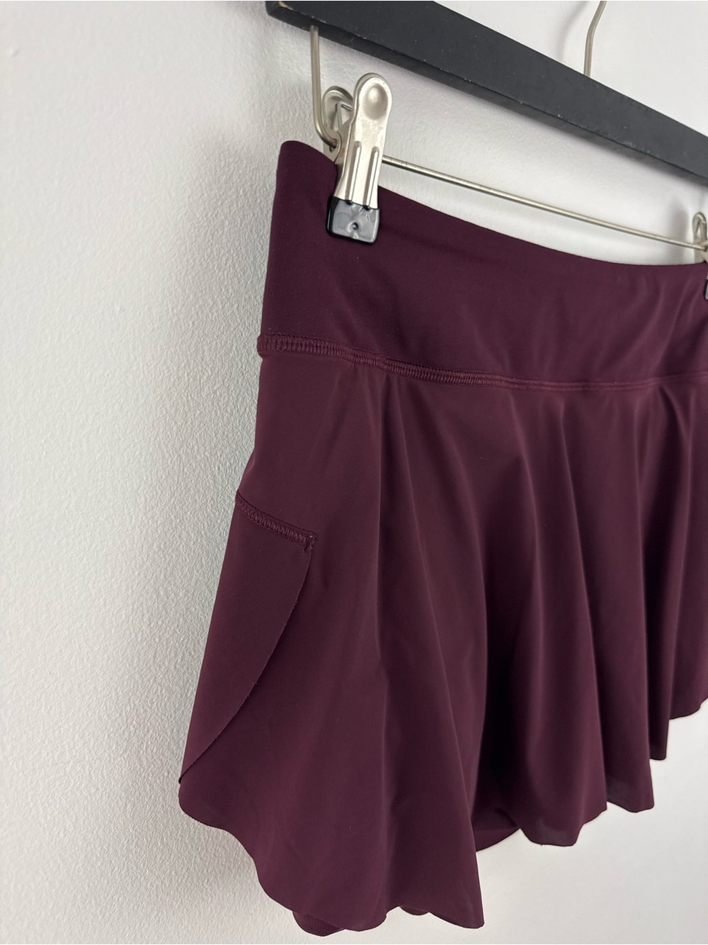 LULULEMON Quick Pace Skirt Deep Plum Athletic Skort. Size 6 - Picture 5 of 11